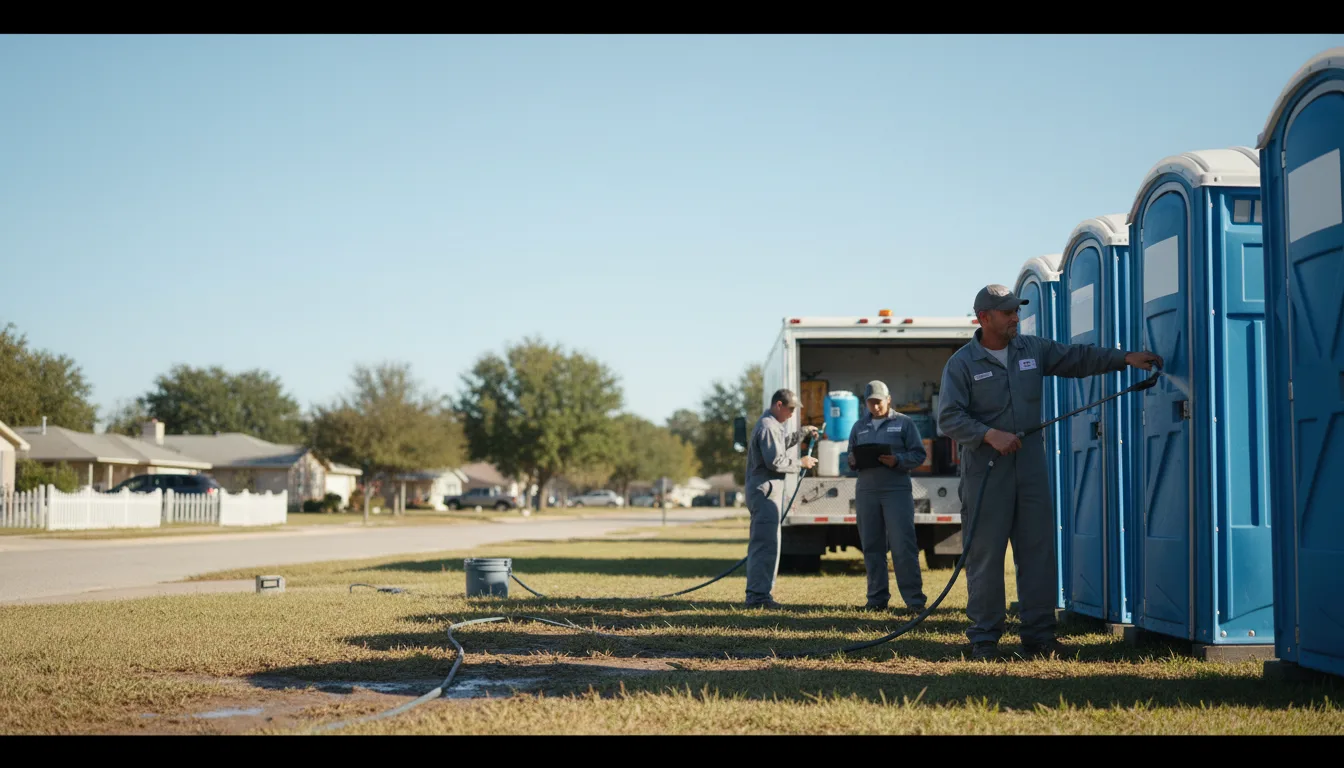 Long-Term Portable Toilet Rental in Minden, TX near me